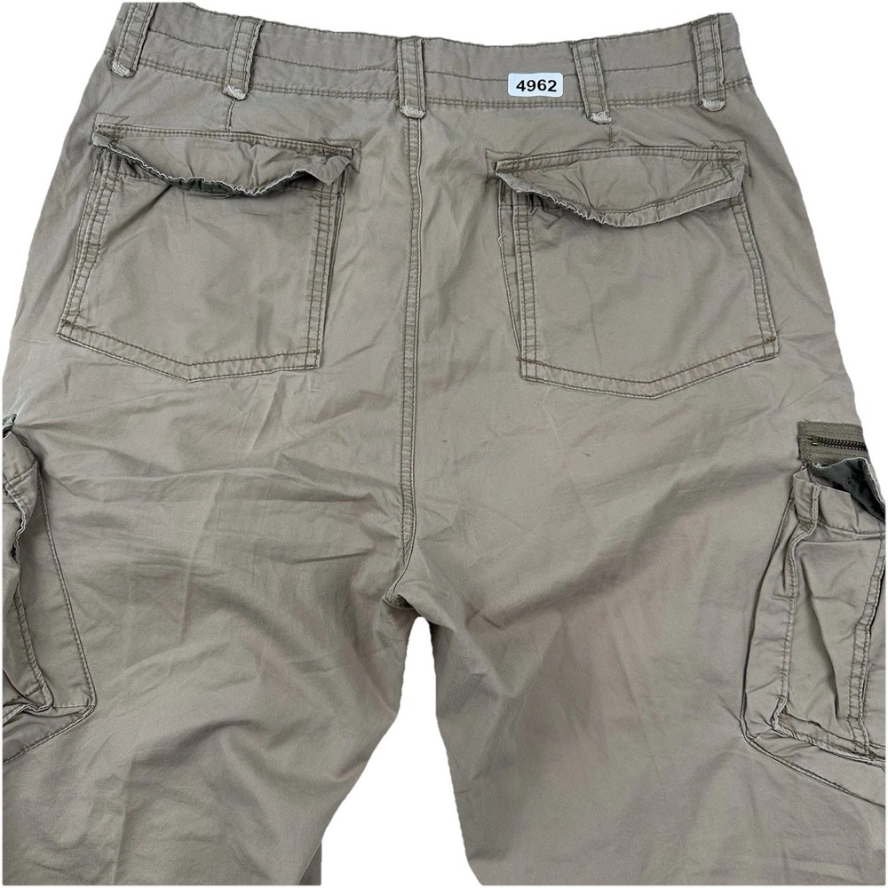VTG UnionBay Y2K Baggy Cargo Pants 34x30 Beige Khaki Skate Palm Vintage YB63531